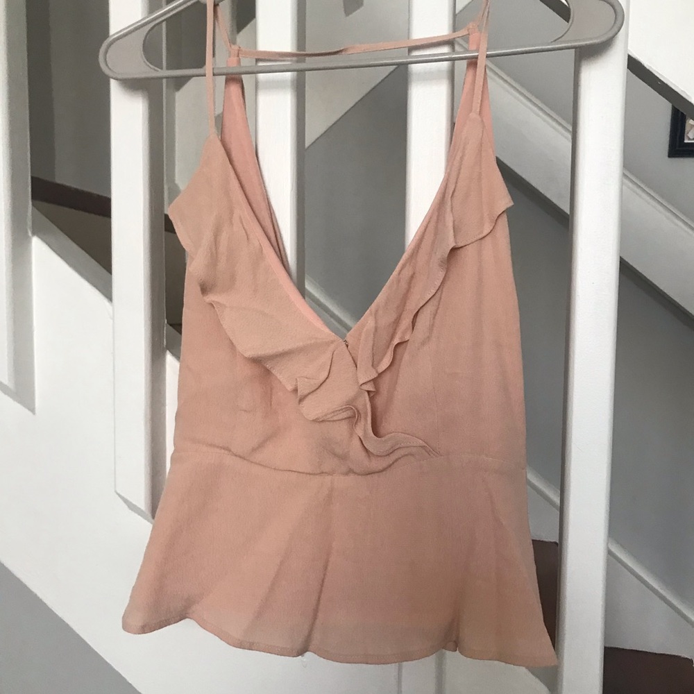 Ruffled Blush Blouse